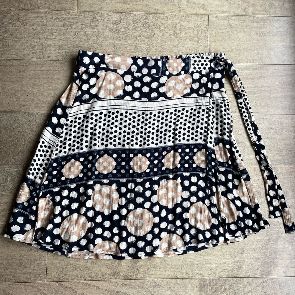 Faux wrap A-line Vero Moda medium skirt